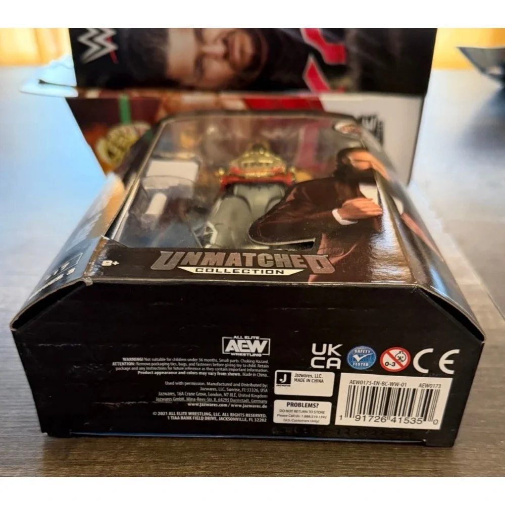 AEW Unmatched Series 3 Mr Brodie Lee Action Figure #17 with TNT Belt Upper Deck